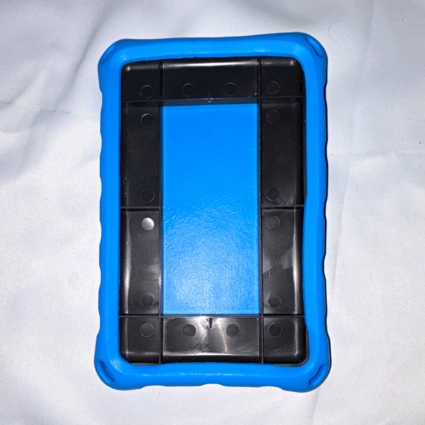 Blue Rugged Impact Resistant Silicone/Gel/Rubber for Amazon Fire 7