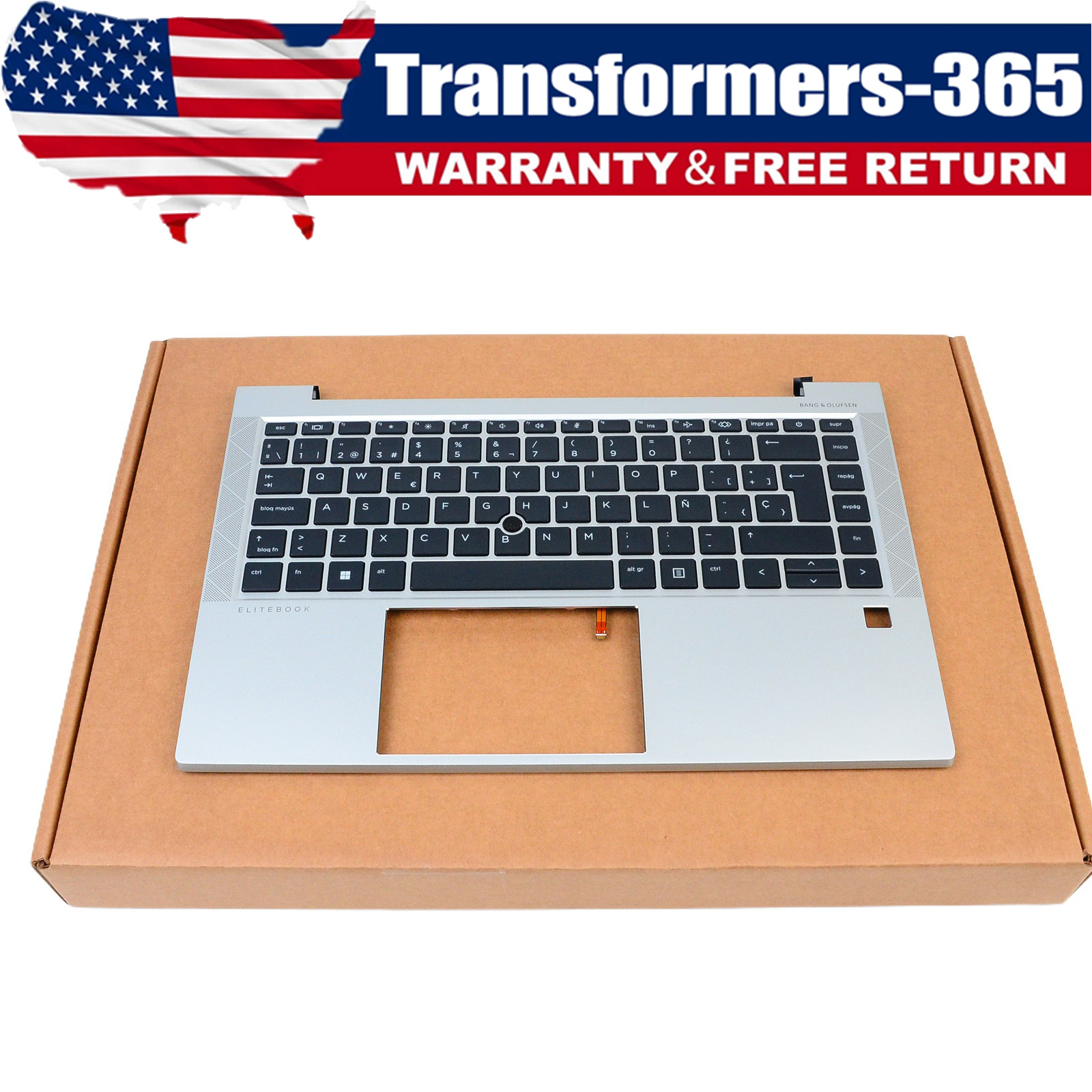 Latin Spanish Keyboard Palmrest for HP EliteBook 840 G7 840 G8 745 G8