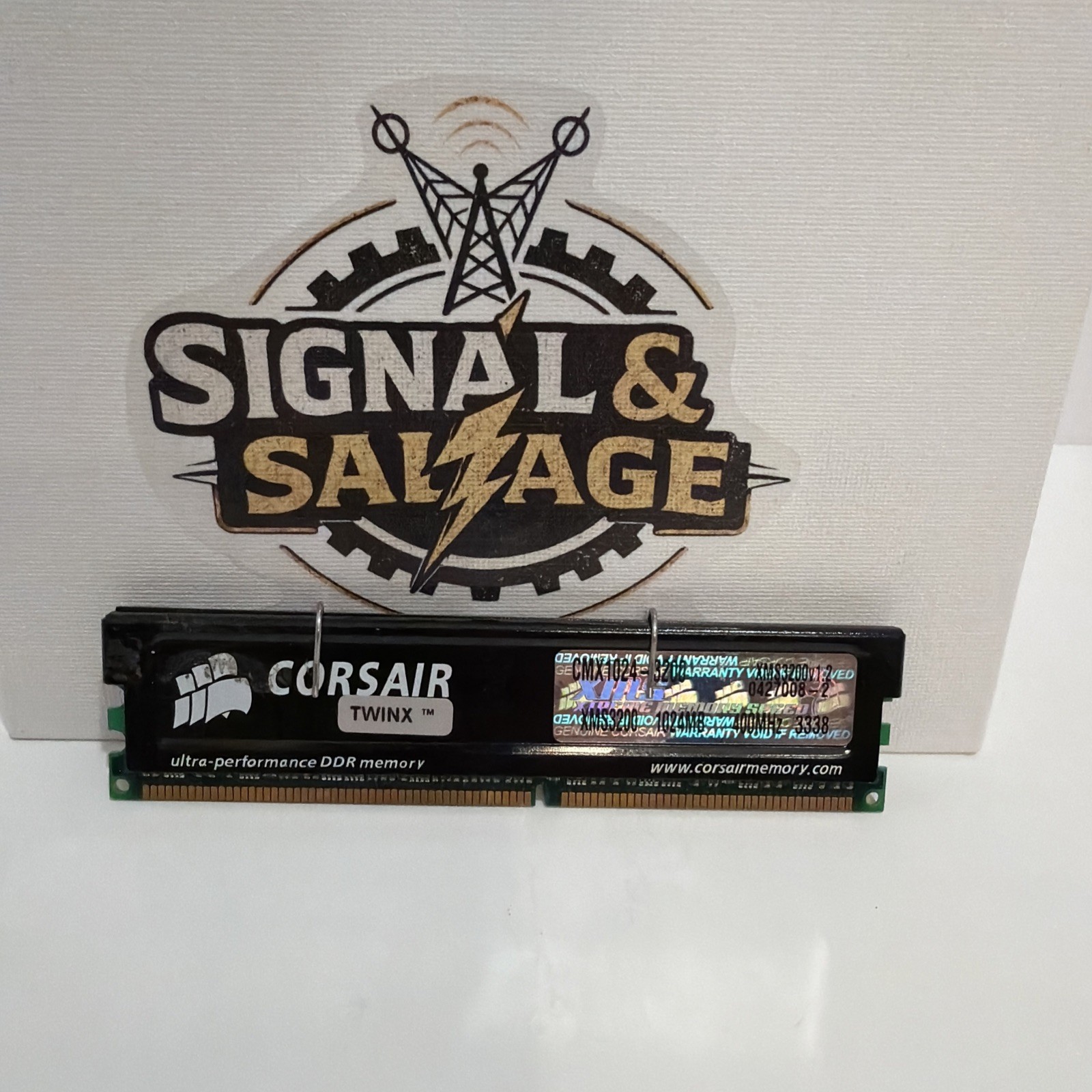 1GB 1x1GB PC3200 CORSAIR CMX1024-3200 XMS3200 v1.2 DDR-400 Memory DDR1