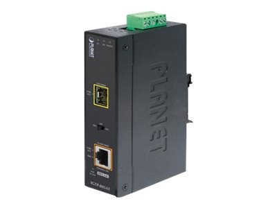 Planet IGTP-805AT IP30 Industrial to 100 Fiberglass (Fiber) Converter 0.1 Gbps
