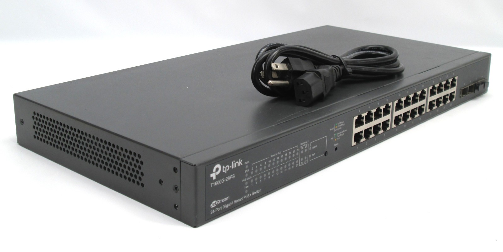 TP-Link T1600G-28PS JetStream 24-port Gigabit smart PoE+ Switch #1785