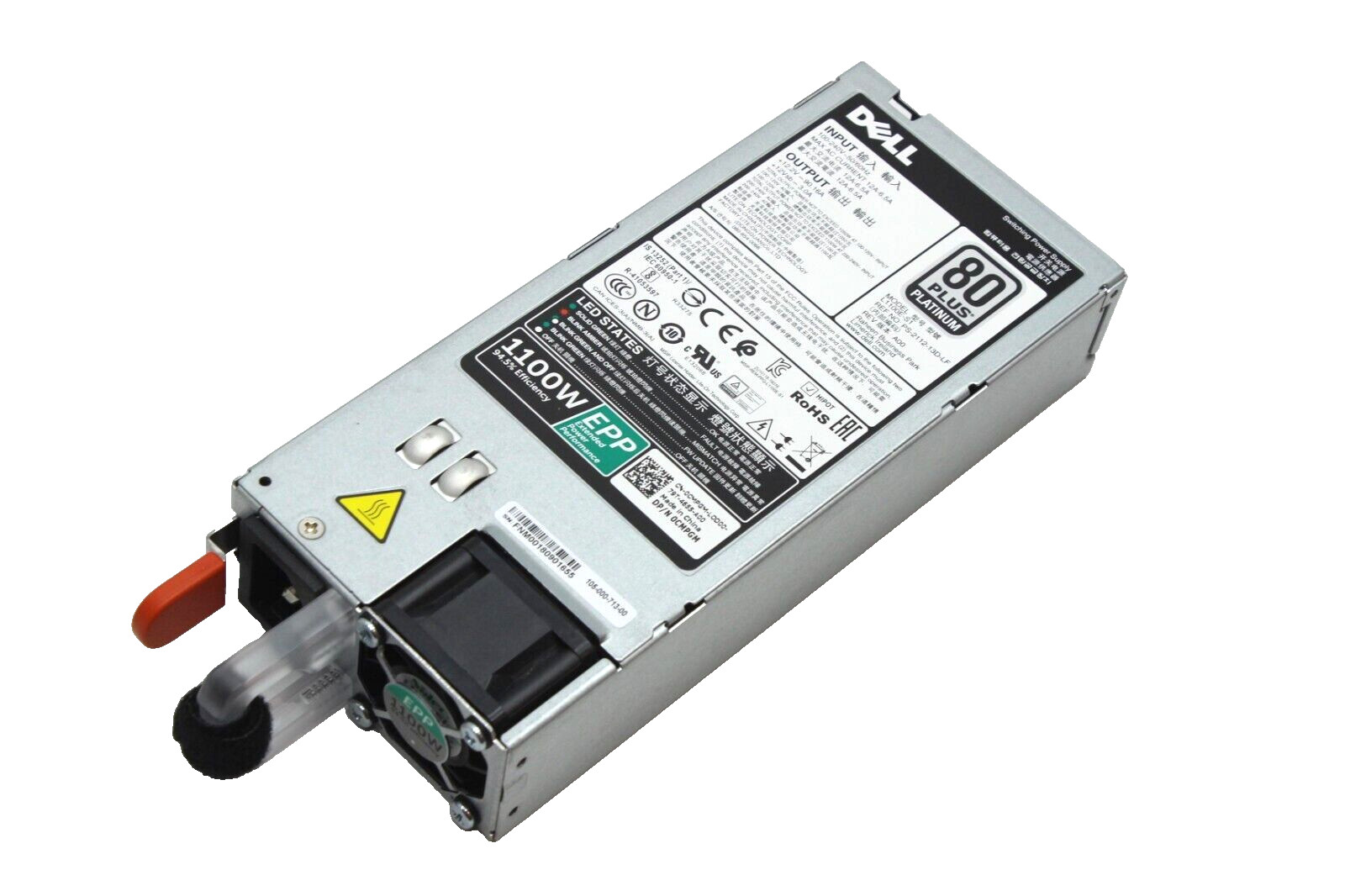 CMPGM New DELL 1100-Watt PSU 13 GEN, L1100E-S1, 105-000-713-00 , PS-2112-13D-LF