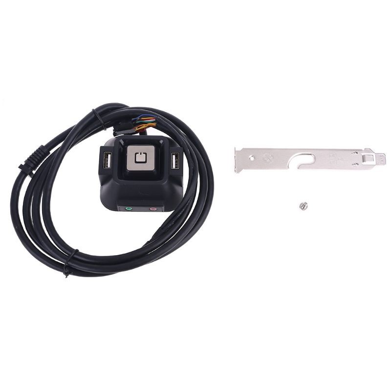 Multifunctional USB 2.0 Computer PC Switch External Power On/Off Reset Button