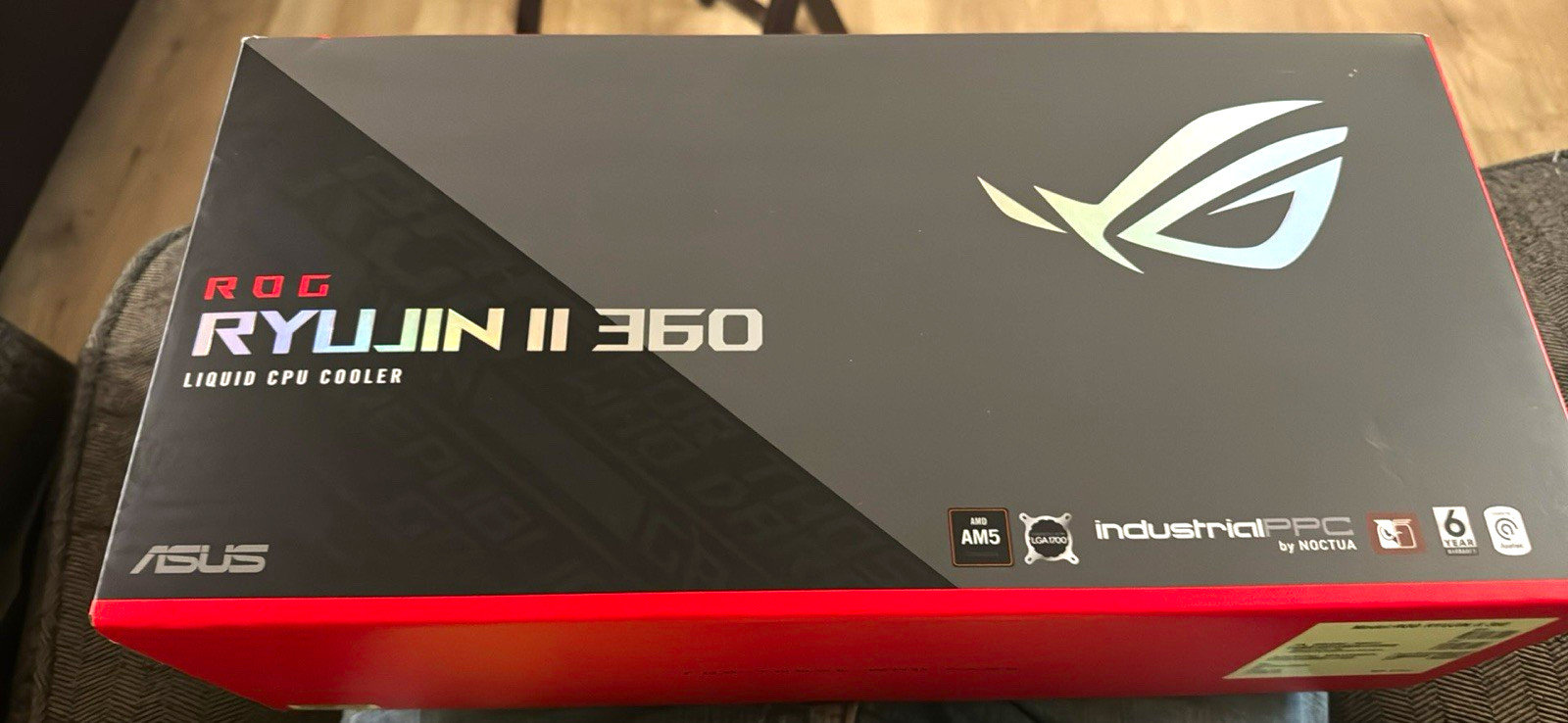 ASUS ROG Ryujin II 360 360mm Liquid CPU Cooler 120mm Fans AM5 LGA1700