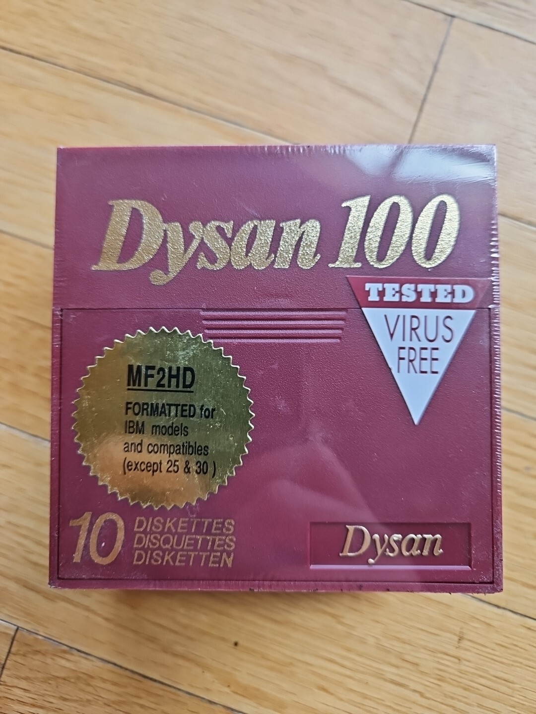 Dysan 100 10 Peice MF2HD NOS Sealed