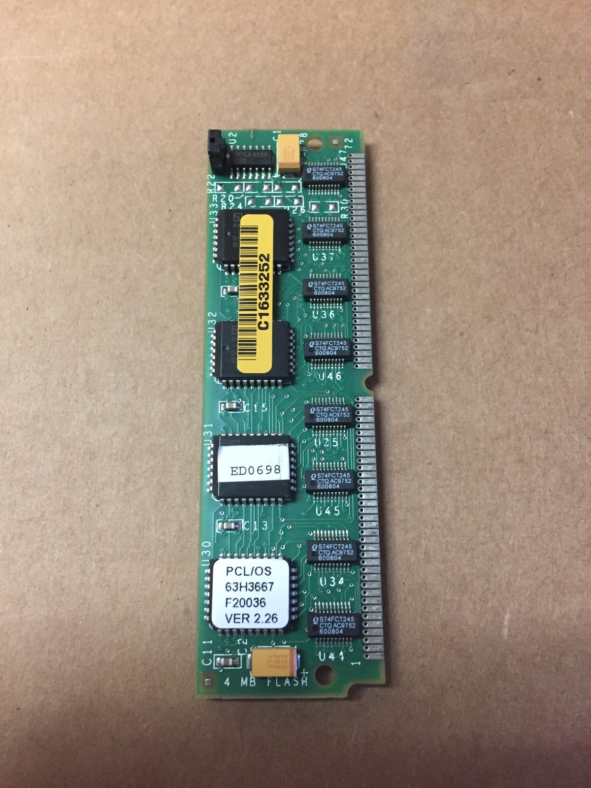 IBM 4312-001 P/S SIMM V2.26 - 43XX 63H3667