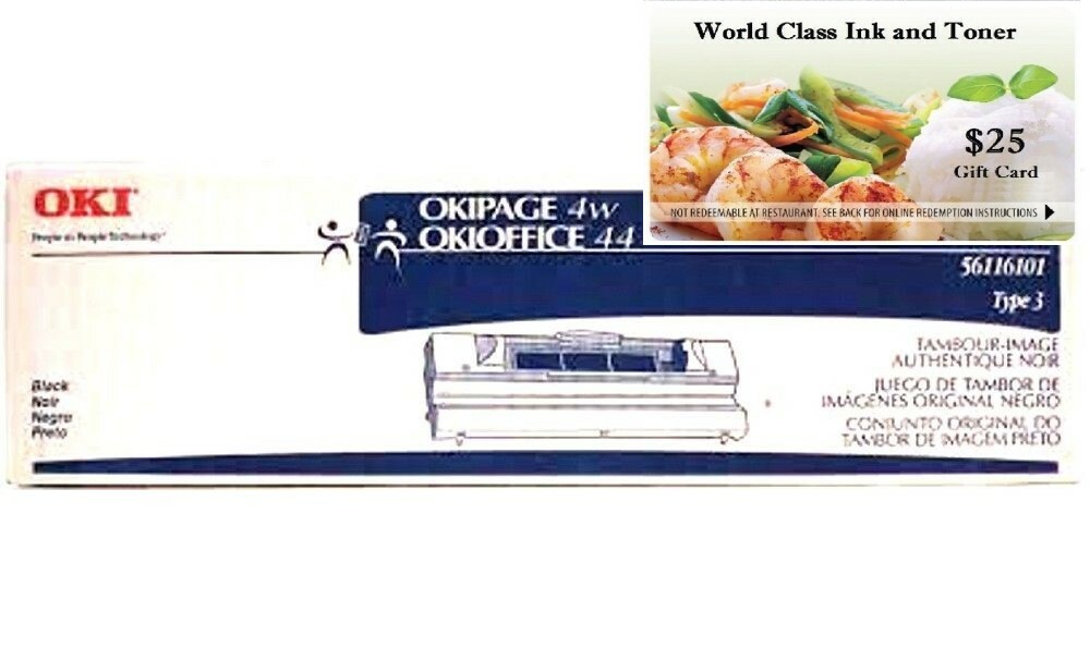 Genuine Oki Okidata 56116101 9001038 Drum Unit  +FREE $25 DINNER GIFT CARD