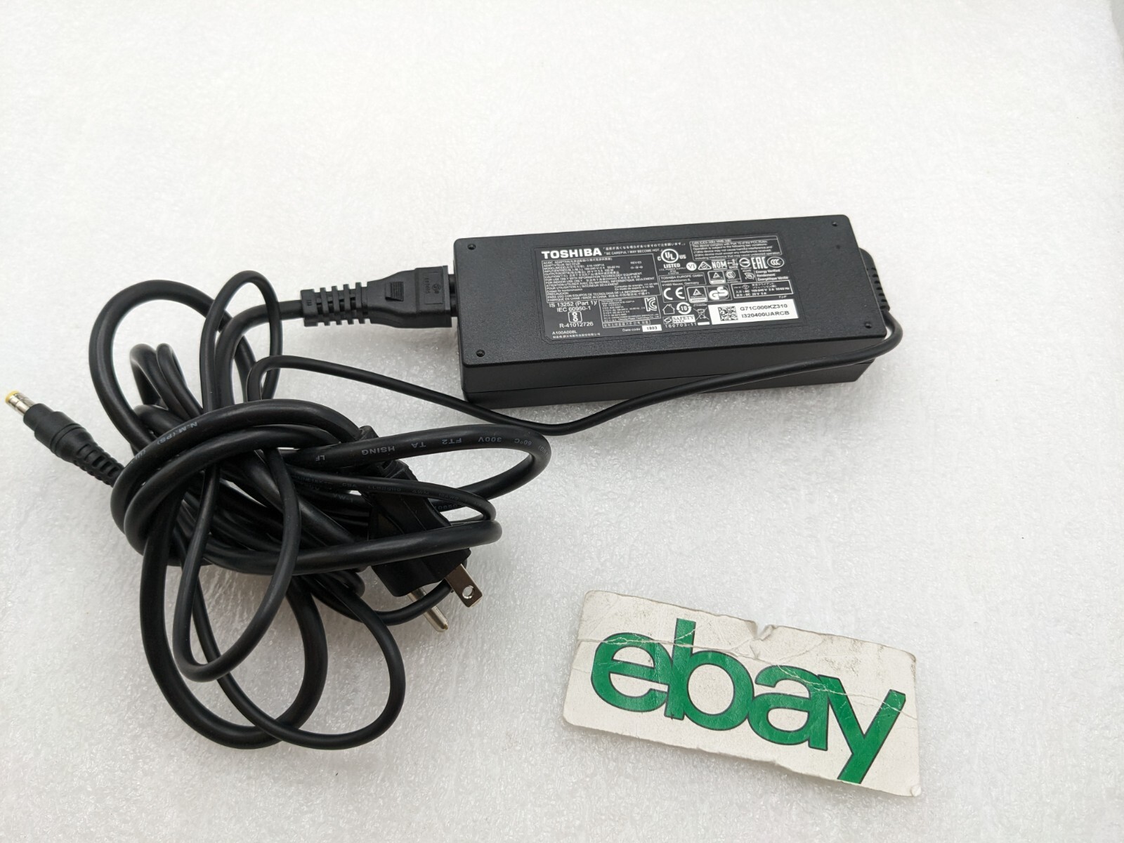Genuine Toshiba A16-100P1A 20V 5A 100W Power Supply Adapter - Free SH
