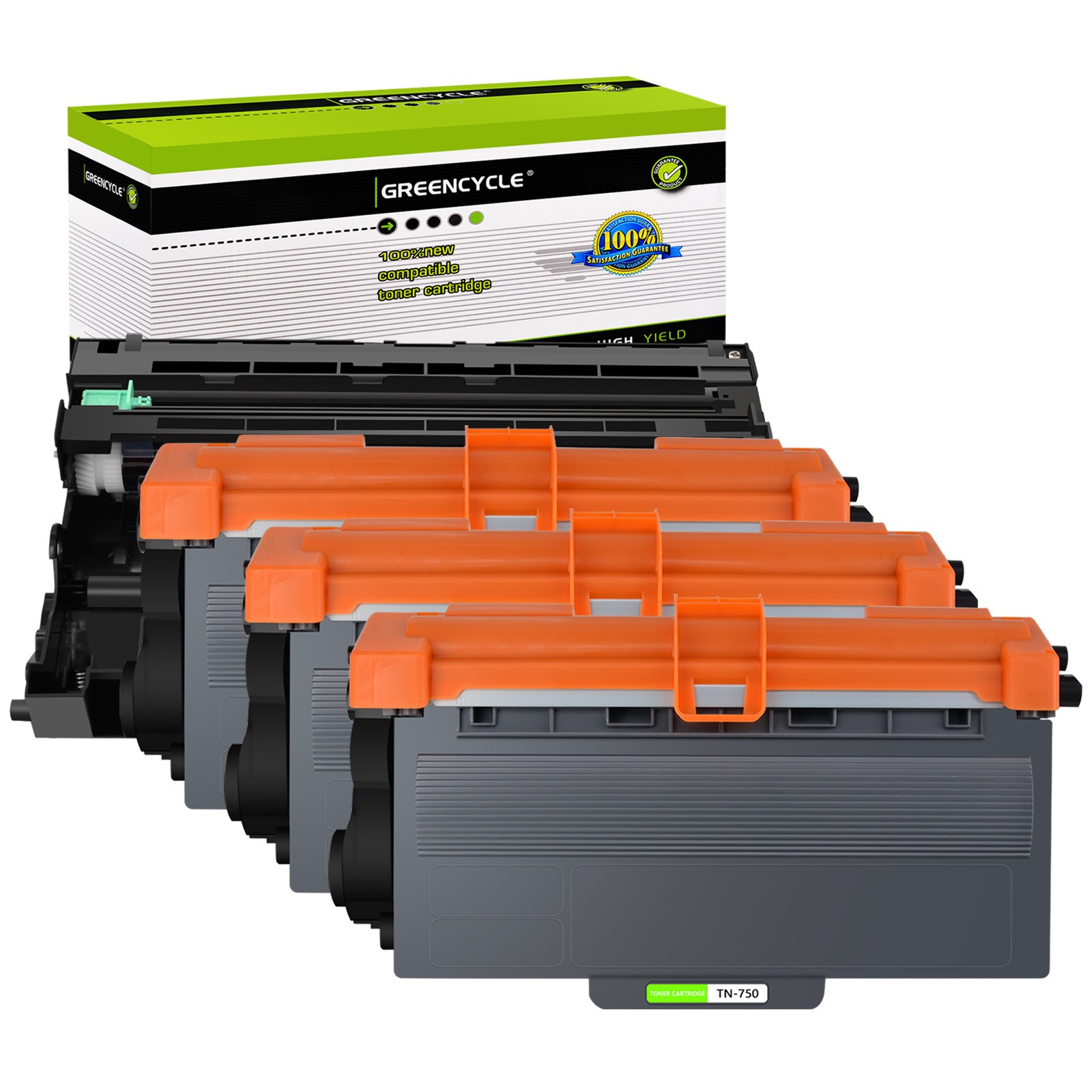 3 TN750 Toner & 1 DR720 Drum Fit for Brother HL-5470DW 5470DWT 6180DW DCP-8250DN