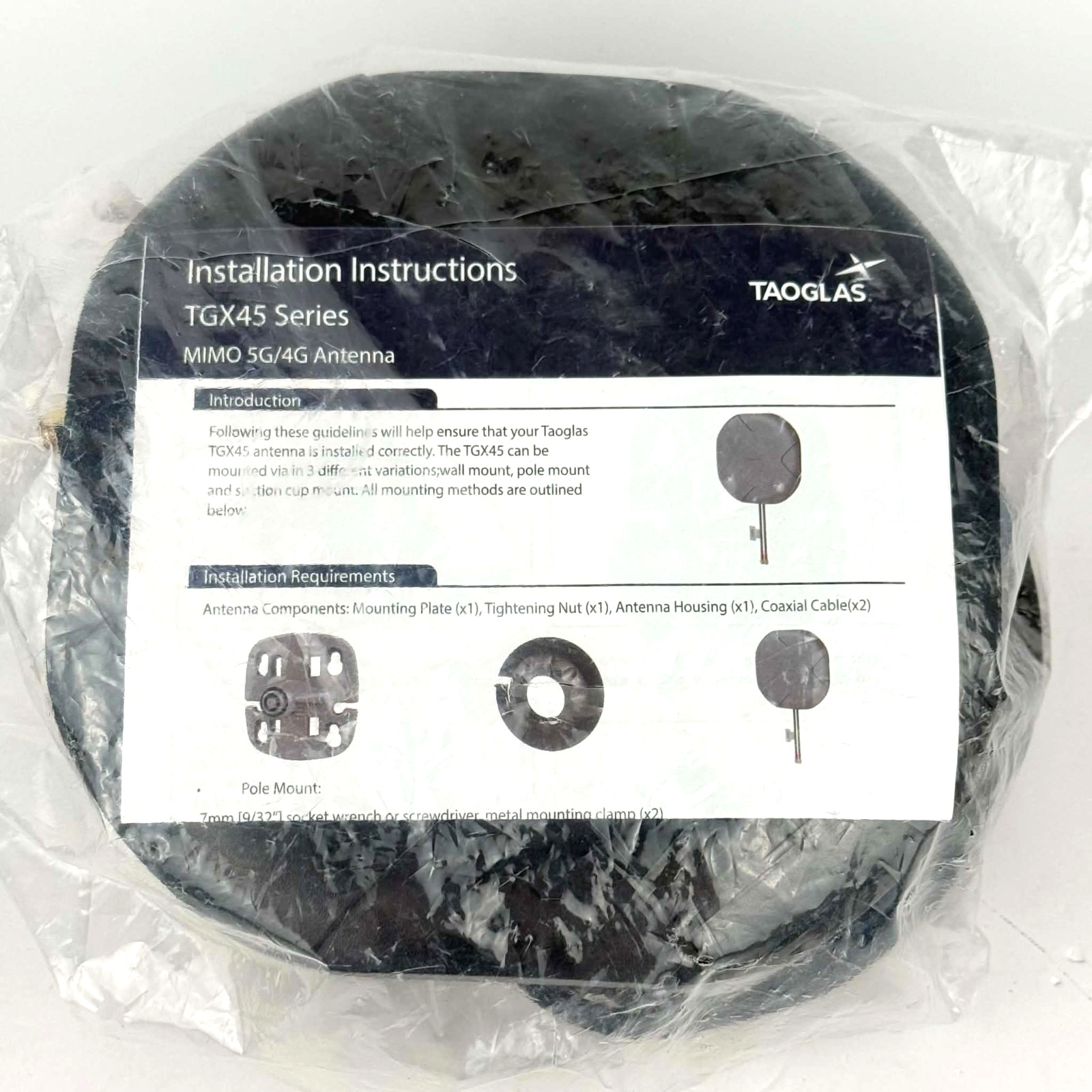 TAOGLAS TGX45 Series MIMO 5G/4G Antenna w/ Mount Bracket NEW