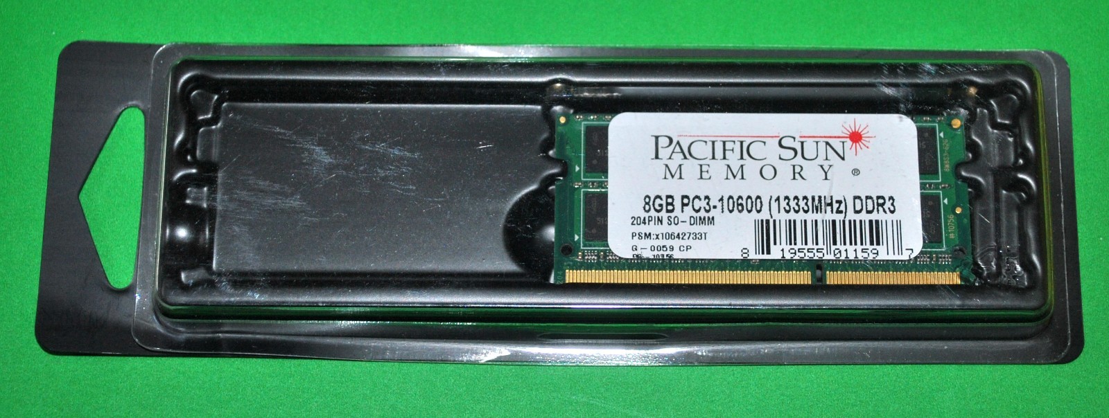 Factory Sealed NEW pacific sun 8gb ddr3 sodimm 204 pin for laptop
