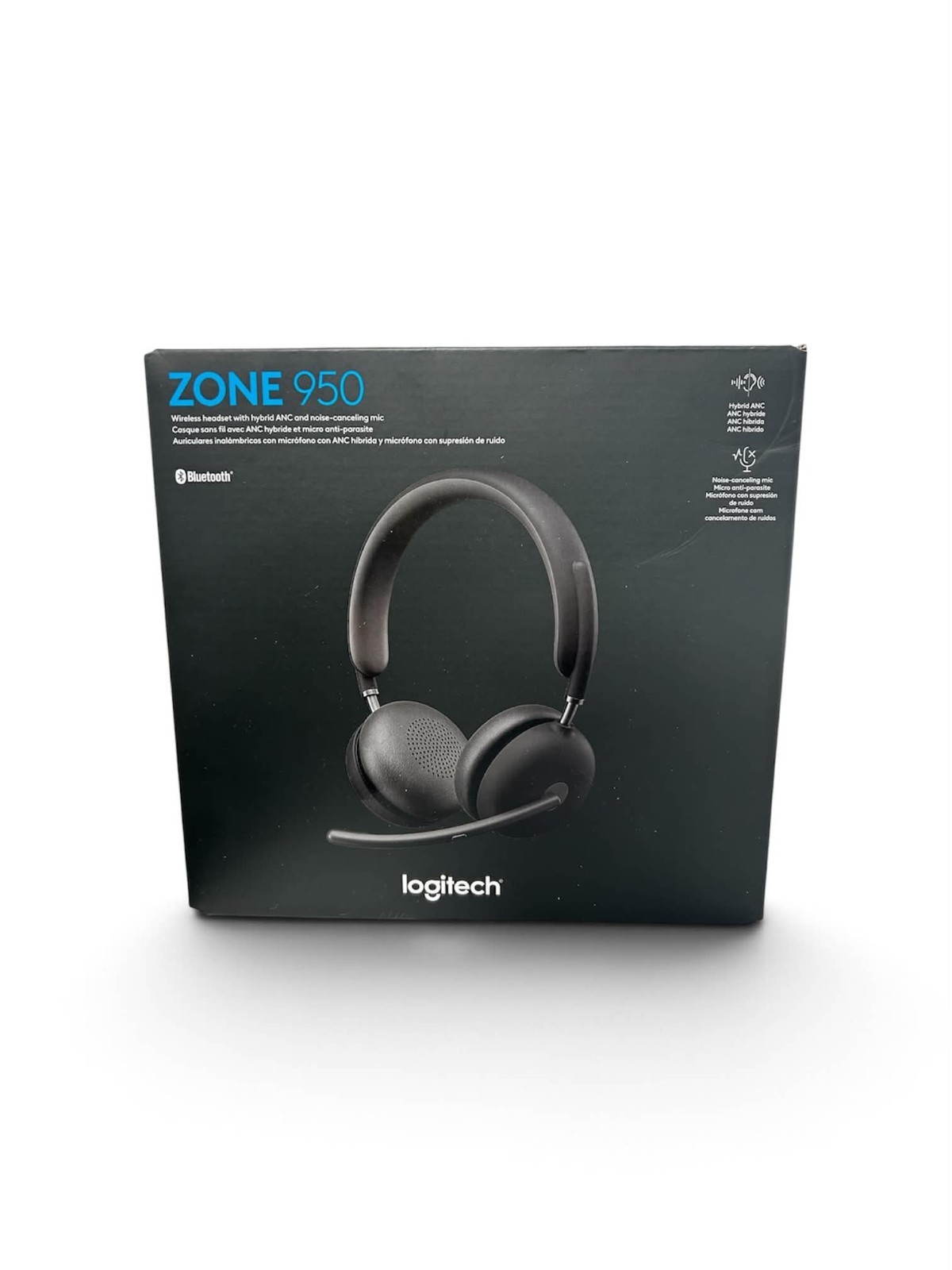 Logitech Zone 950 Premium Noise Canceling Headset Hybrid ANC - Graphite
