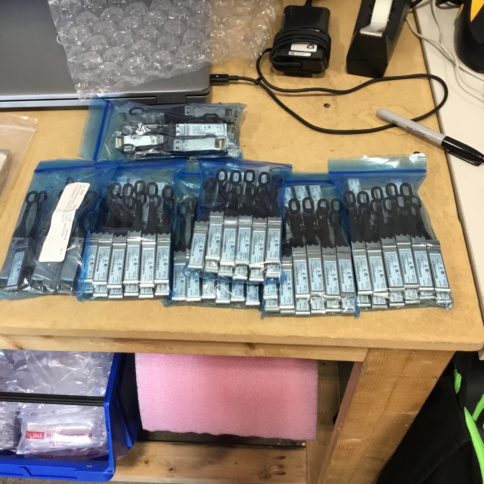 Brocade 57-0000088-01 16Gb SW Fibre Channel SFP+ Transceiver Lot of 100