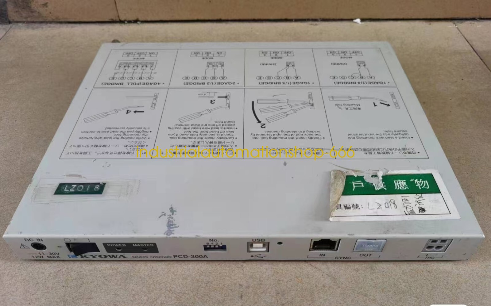 1pc USED KYOWA PCD-300A Via DHL or FedEX