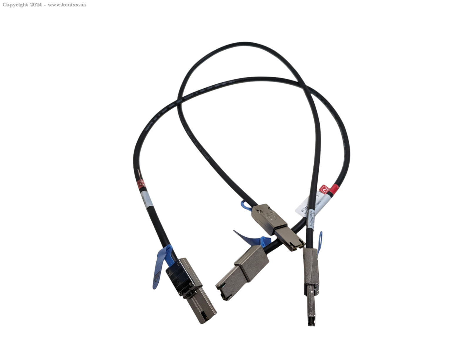 2x Molex 407344-002 1M External Mini SAS to Mini SAS Cable