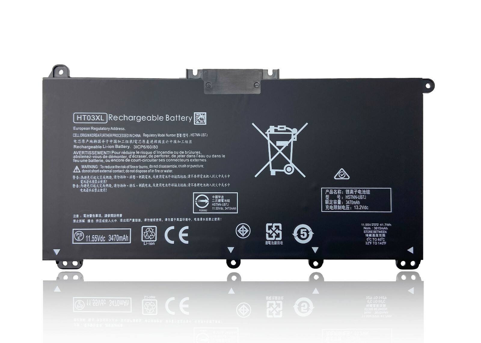 For HP Pavilion 15-DY2087NR 15-DY1031WM 15-DY1036NR – HT03XL 11.55V