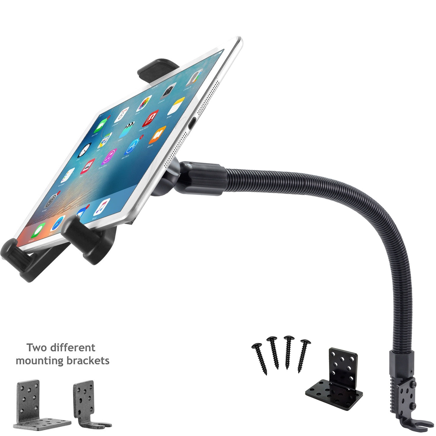 Heavy Duty 22" ELLD IPAD PRO SURFACE Tablet CAR TRUCK Van Floor Seat Bolt Mount