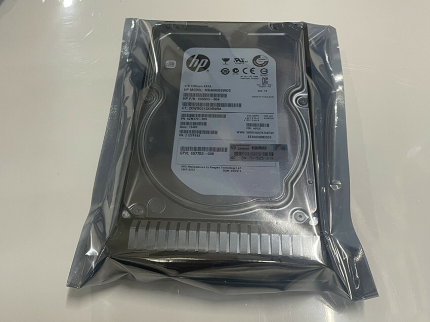 FIT FOR HP 693720-001 4TB 7.2K 6G MDL SC 3.5" SATA HARD DRIVE ST4000NM0033