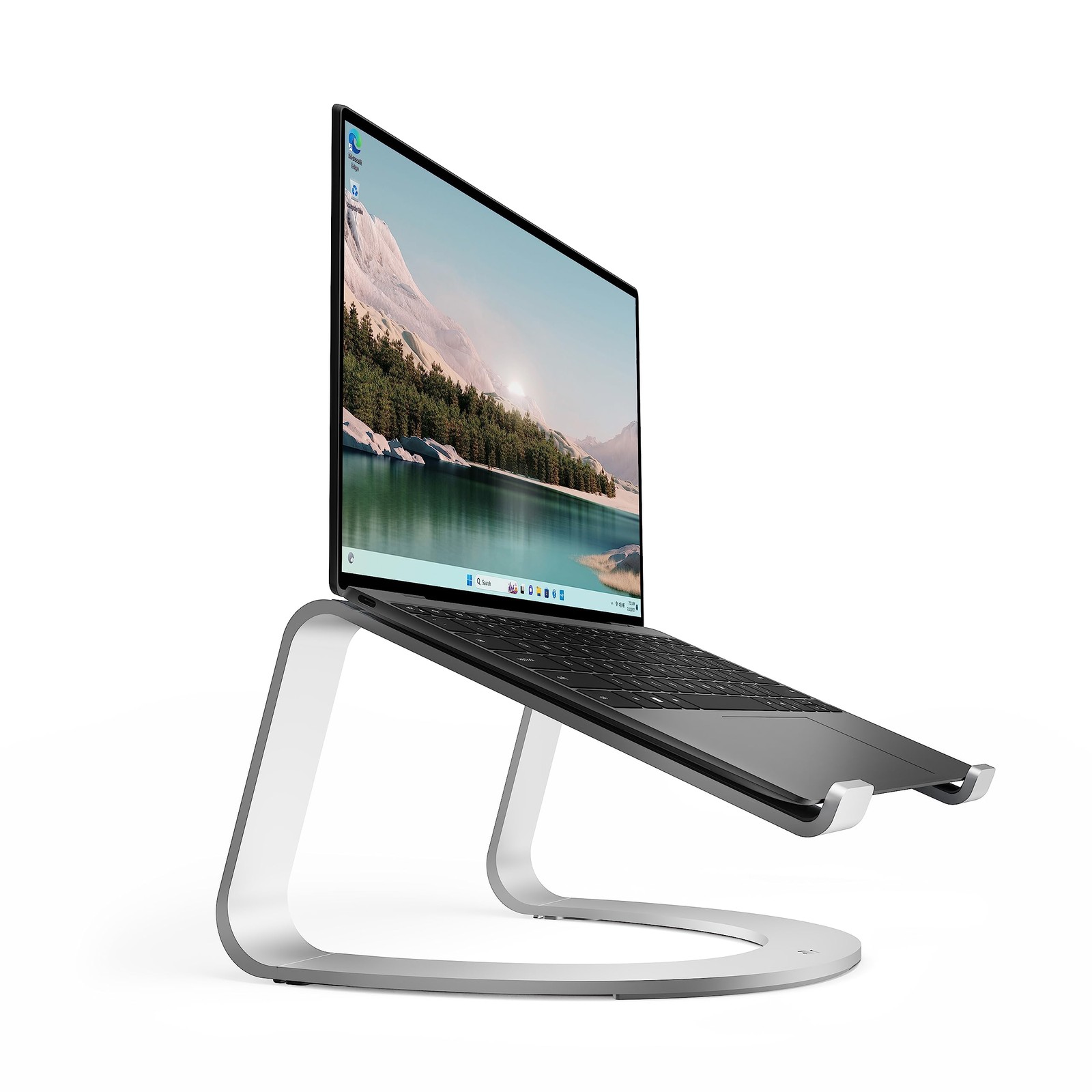 Curve SE Ergonomic Aluminum Laptop MacBook Stand Anti Slip Silicone Riser