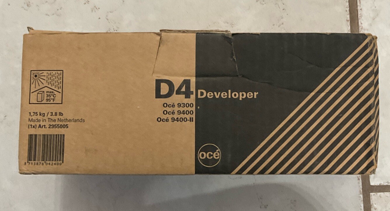Genuine Oce 2955005  Oce D4 Developer / Starter Black 9300, 9400, 9400-II