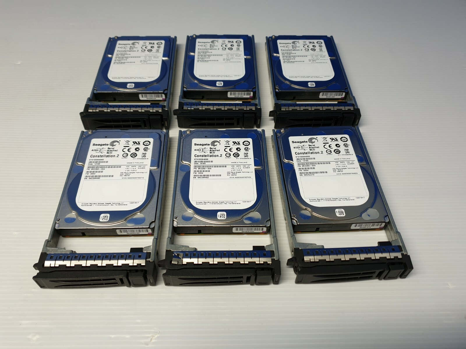 Seagate Constellation.2 ST91000640SS 9RZ268-004 1TB 7.2K Hard Drive w/ tray 6x