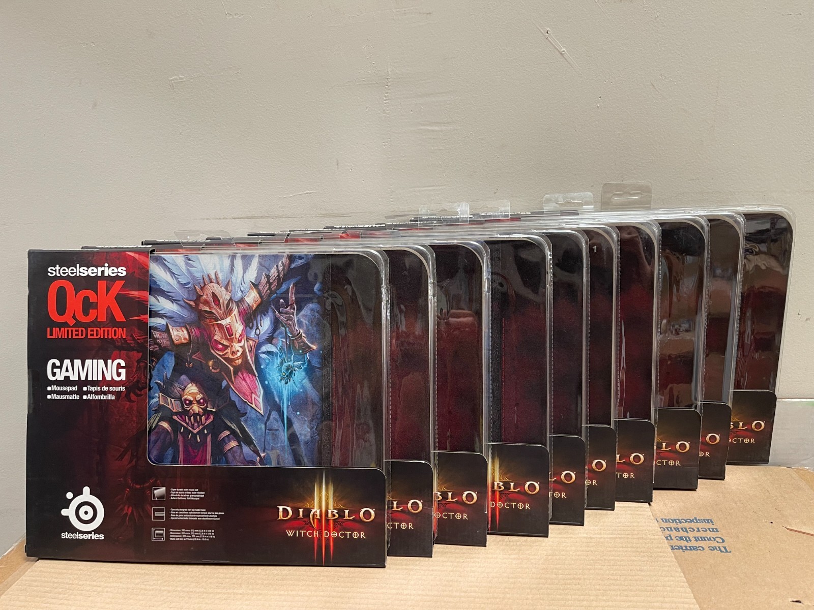(LOT 10 UNITS: PROMOTION PRICE) SteelSeries 67223 QcK Diablo III Mouse Pad