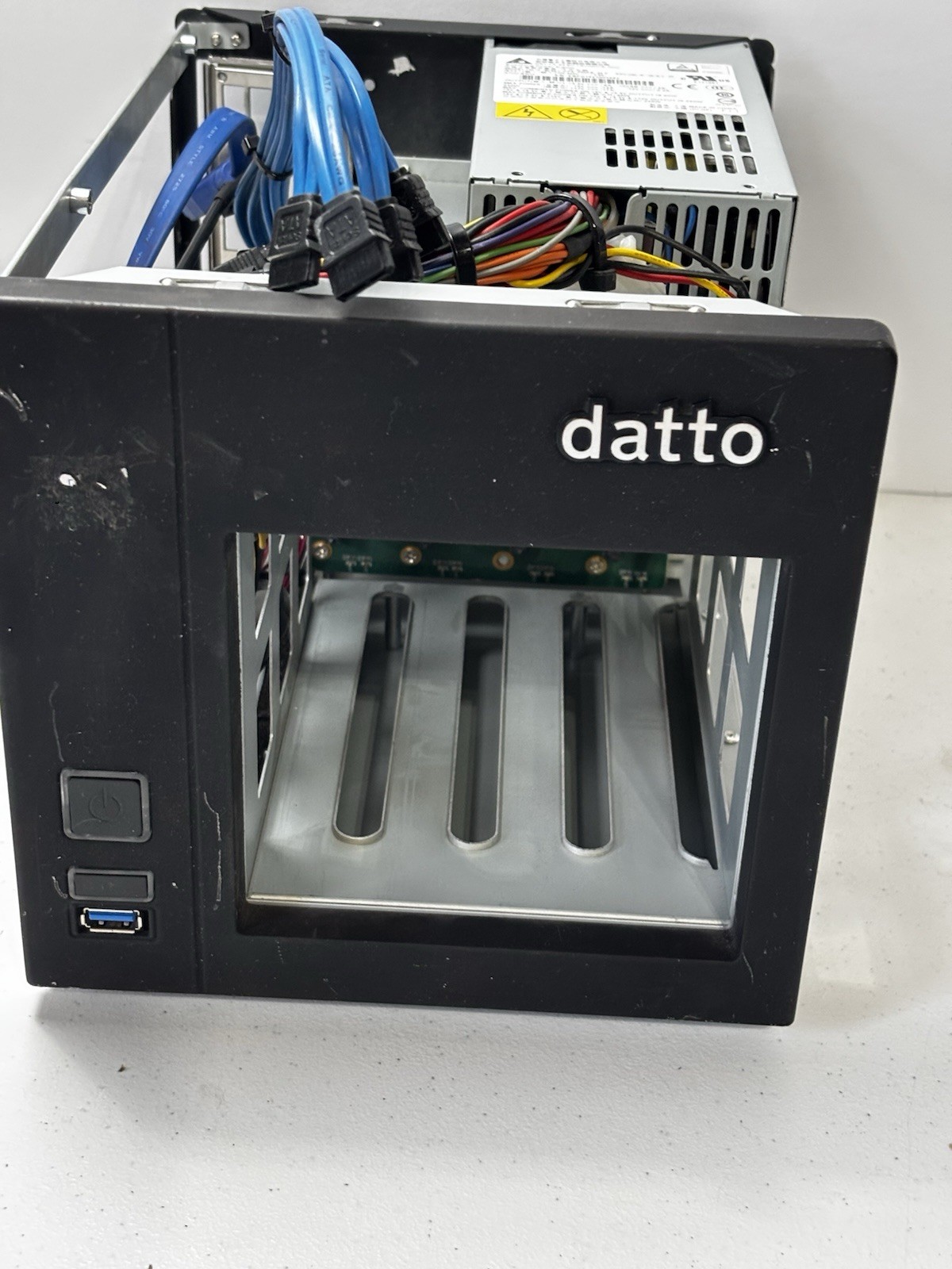 Datto S3B500 4-Bay NAS Bare Chassis PSU Backplane