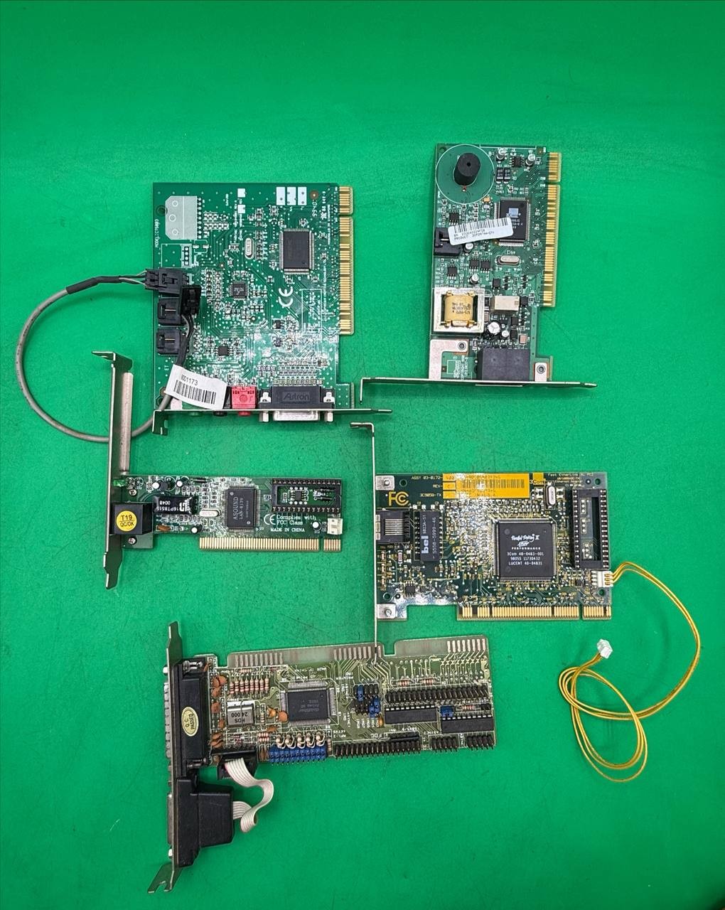 Lot of 5 Vintage PC Expansion Cards 3Com Creative Compaq ISA PCI VLB RE