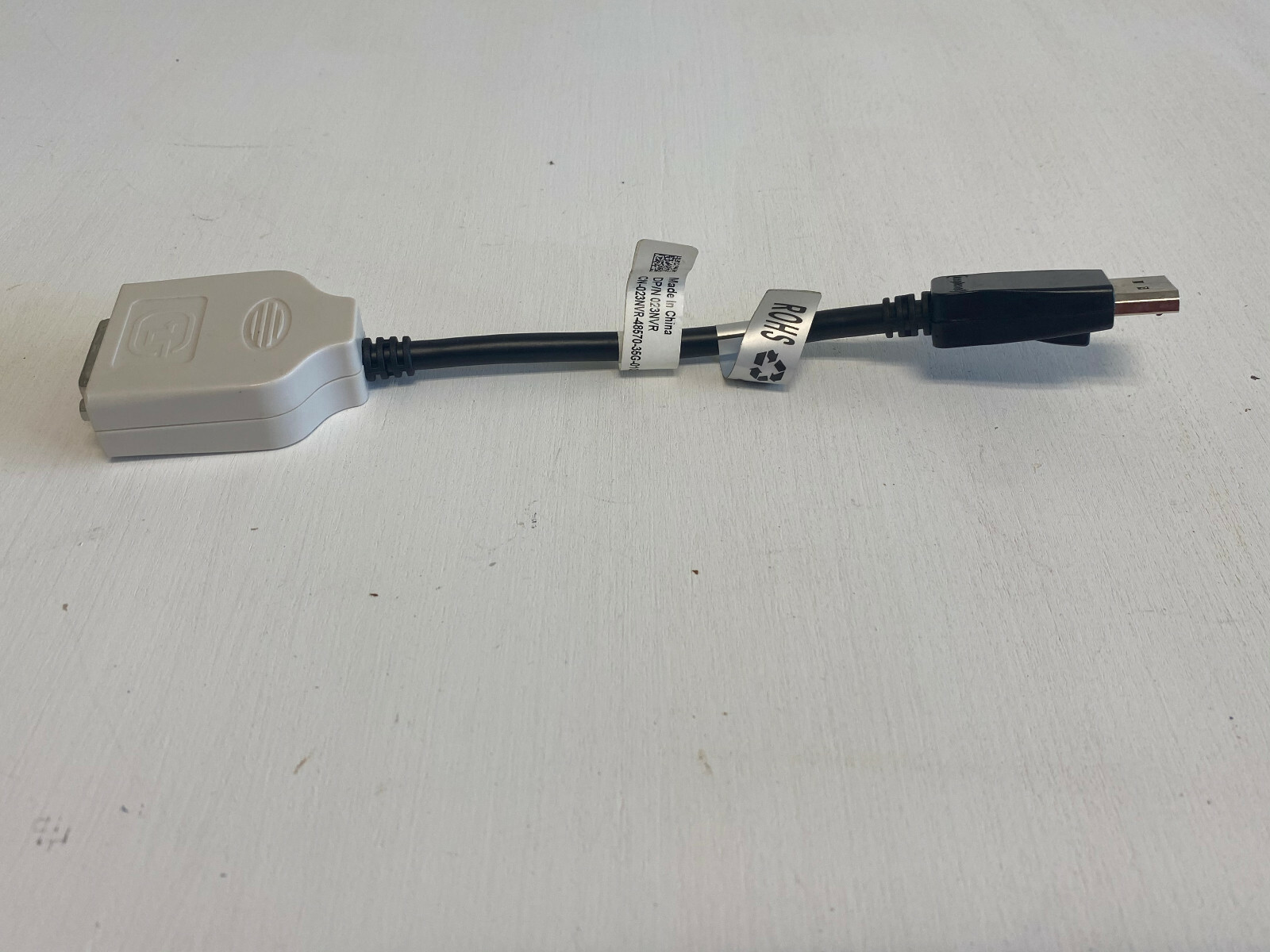 KK9: Dell Universal DP/N 023NVR BizLink DisplayPort to DVI Adapter Cable Dongle