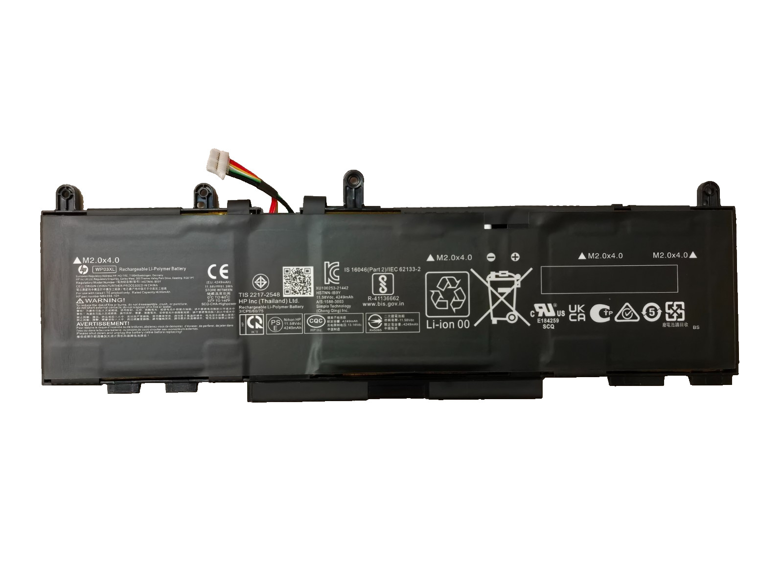 Genuine WP03XL 51.3Wh Battery HP EliteBook 830 835 840 845 G9 1040 HSTNN-LB8W