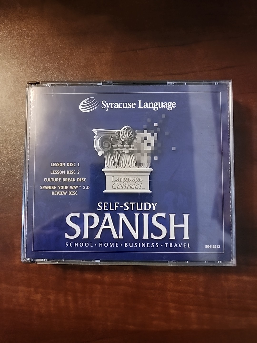 SYRACUSE LANGUAGE SPANISH SELF STUDY MINT 4 CD SET School Home Business Travel