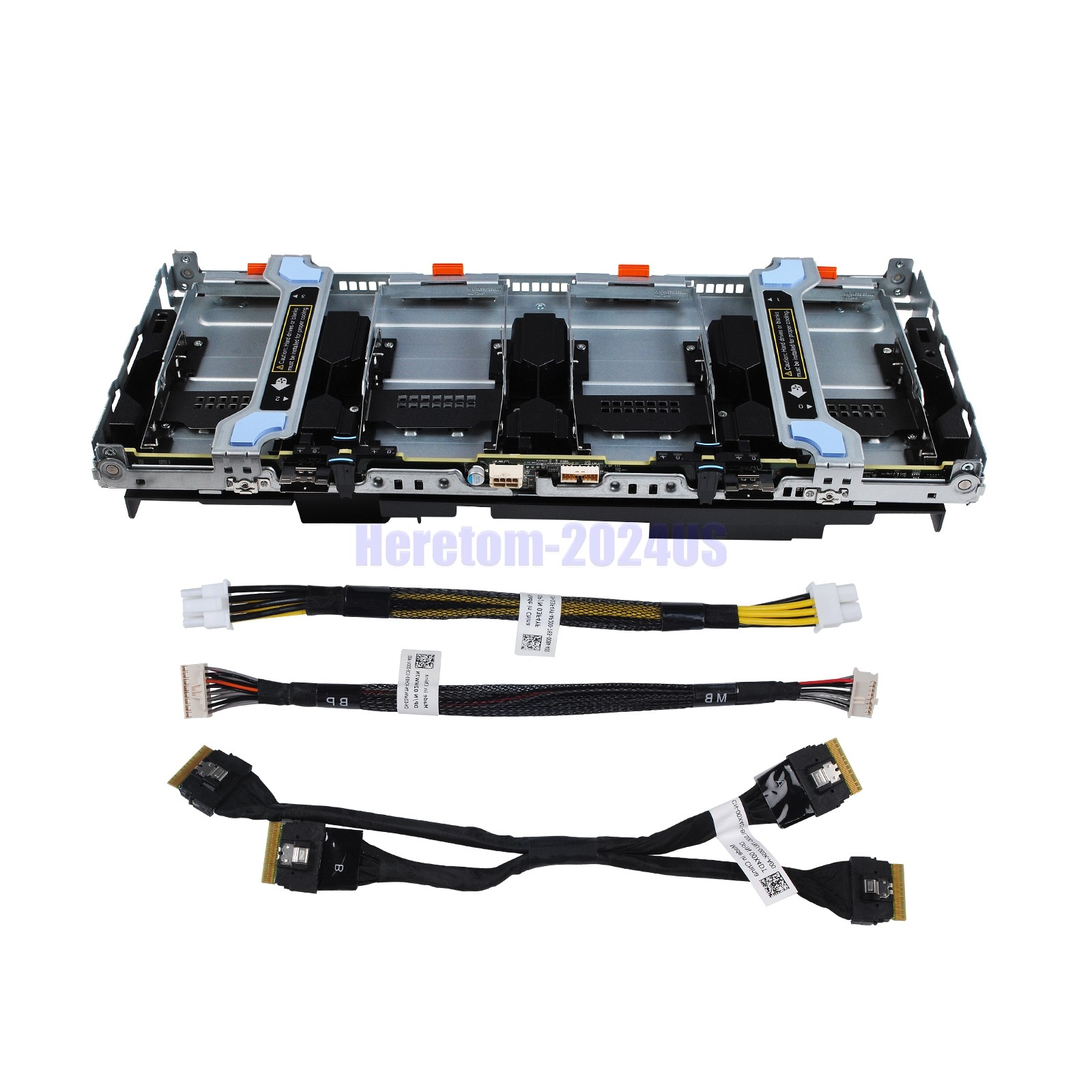 Dell Poweredge R740 R740XD 4 x 2.5" HDD Expansion Backplane Bay MFMV5 + Cable