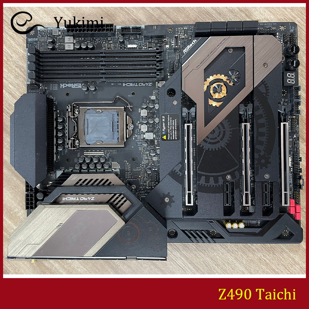 FOR ASROCK Z490 Taichi DDR4*4 LGA 1200 128GB HDMI DisplayPort Motherboard Test