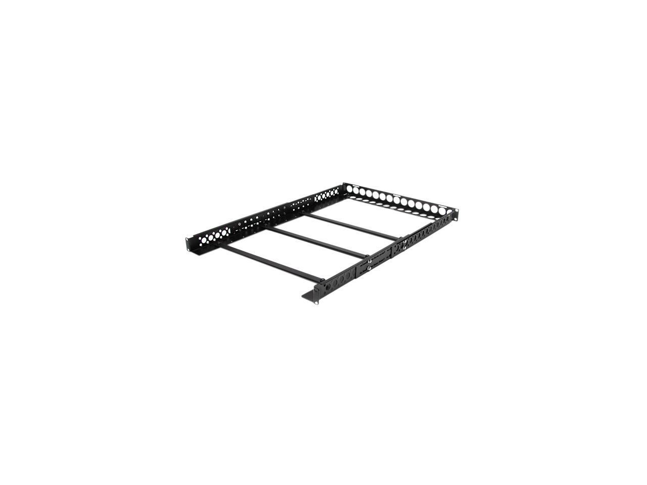 StarTech.com UNIRAILS1U 1U Fixed 19" Adjustable Depth Universal Server Rack Rail