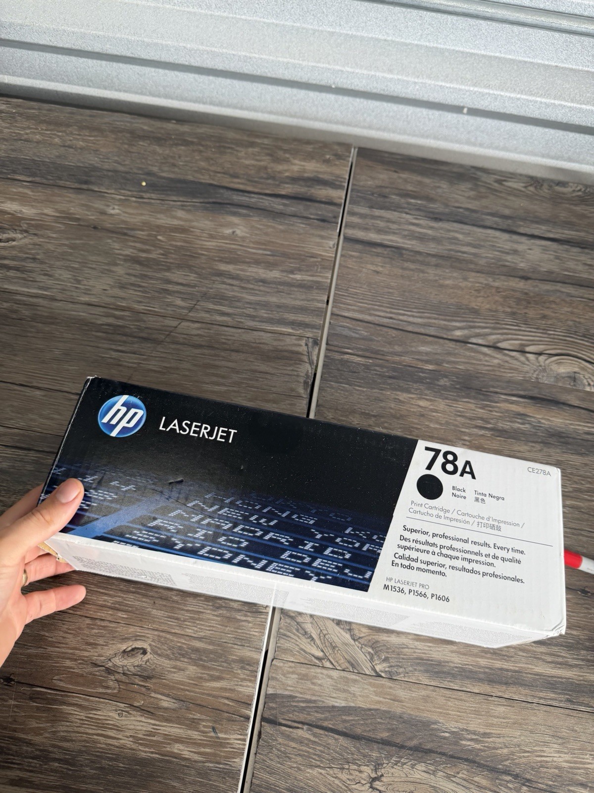 New Open Box HP 78A Black Original LaserJet Toner Cartridge, CE278AC