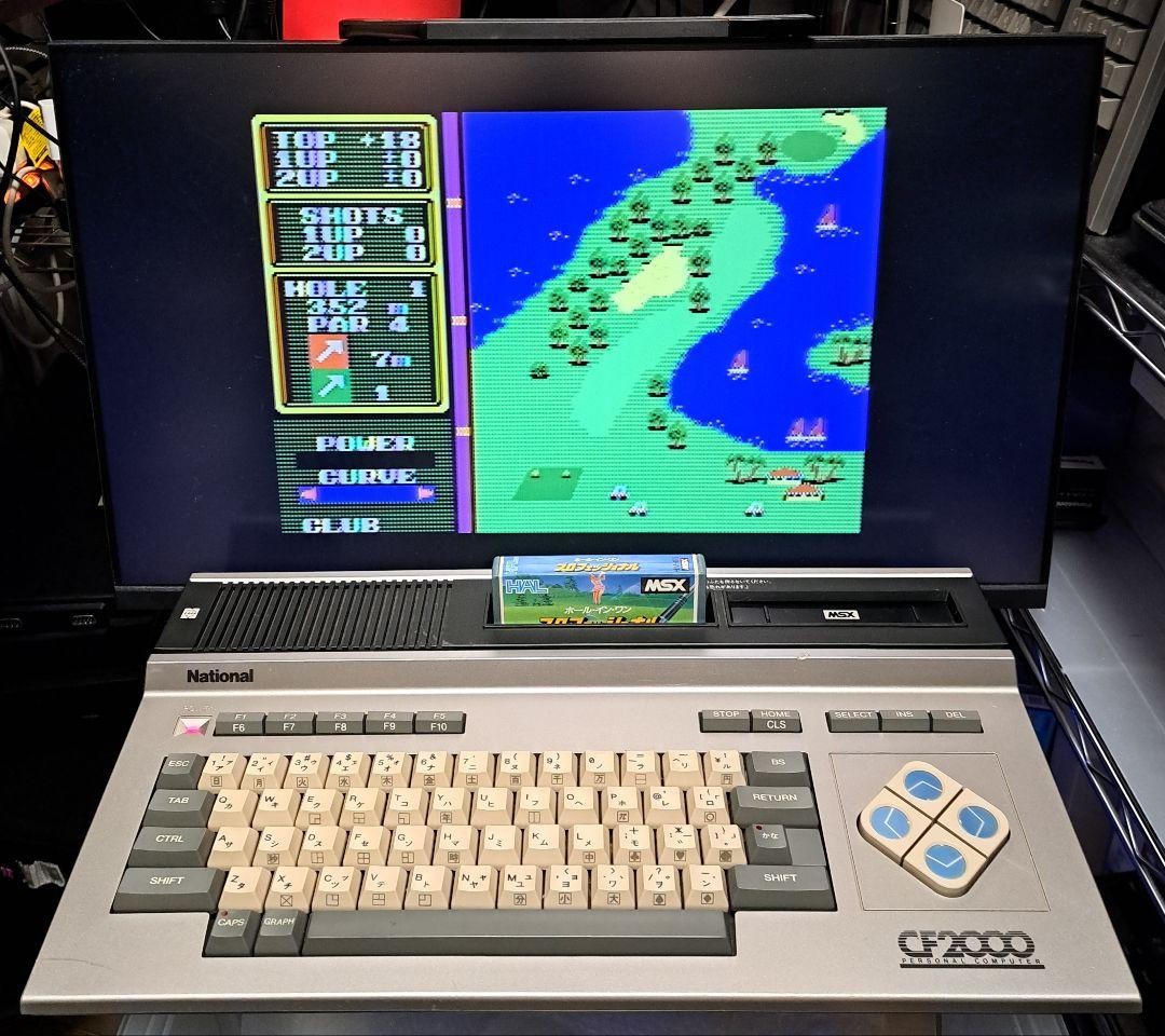National Panasonic CF 2000 MSX King Kong Computer Console Japan Rare