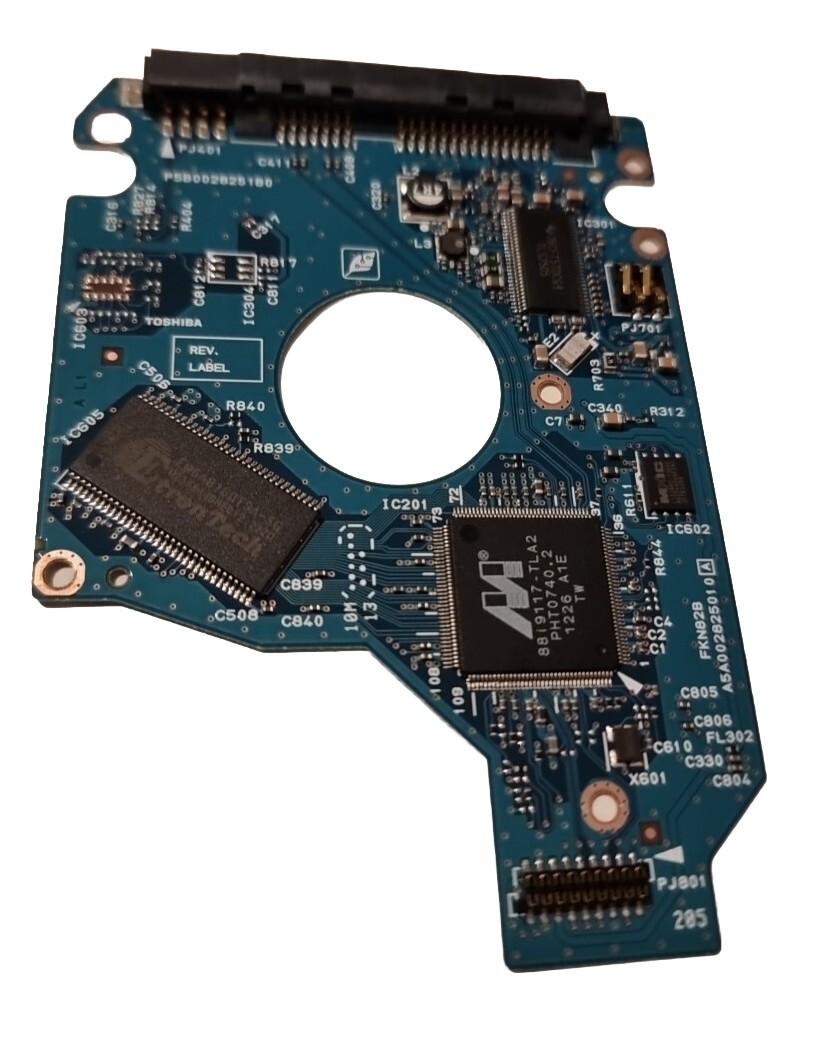 TOSHIBA MK5076GSX HDD2J93 C SL01 T 09 APR 2012 PHILIPPINES PCB: G002825A