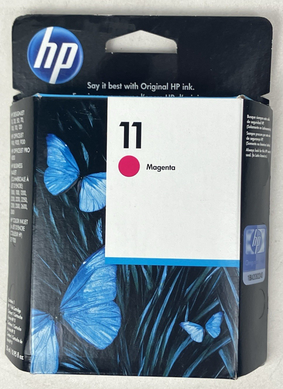 Genuine HP 11 Magenta Ink Cartridge - SEP/2013 Sealed Brand New