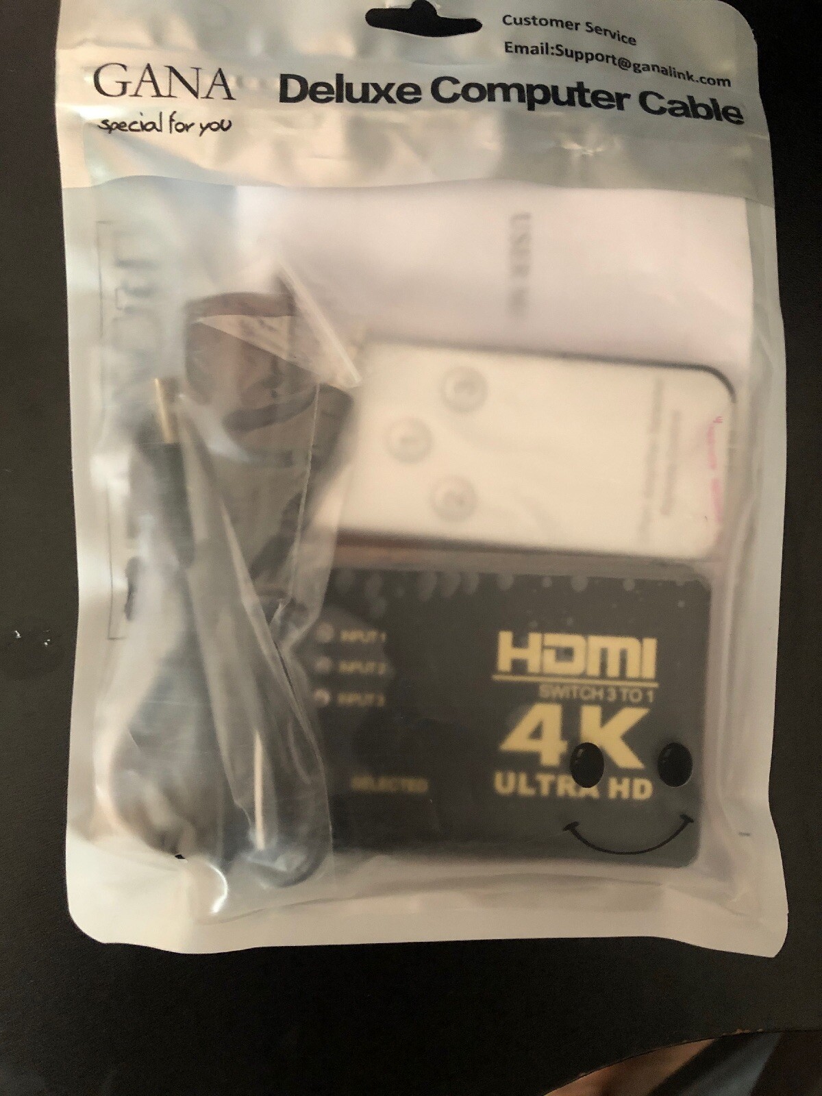 GANA Deluxe computer cable opened but never used.