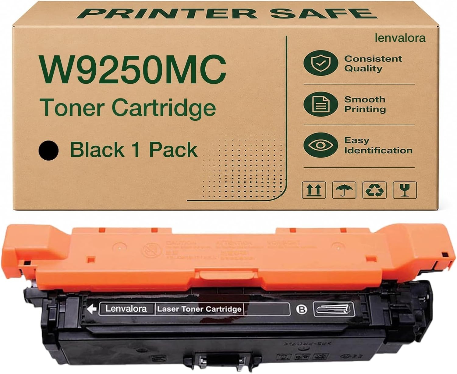 W9250MC Black Toner Cartridge Replacement W9250MC 1 Pack LaserJet Enterprise +++