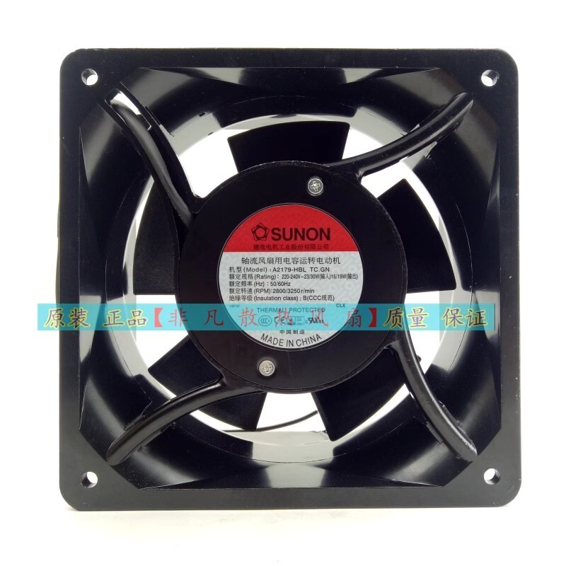 SUNON A2179-HBL TC.GN 220V-240V 17689 17.6cm 2pin Cooling Fan