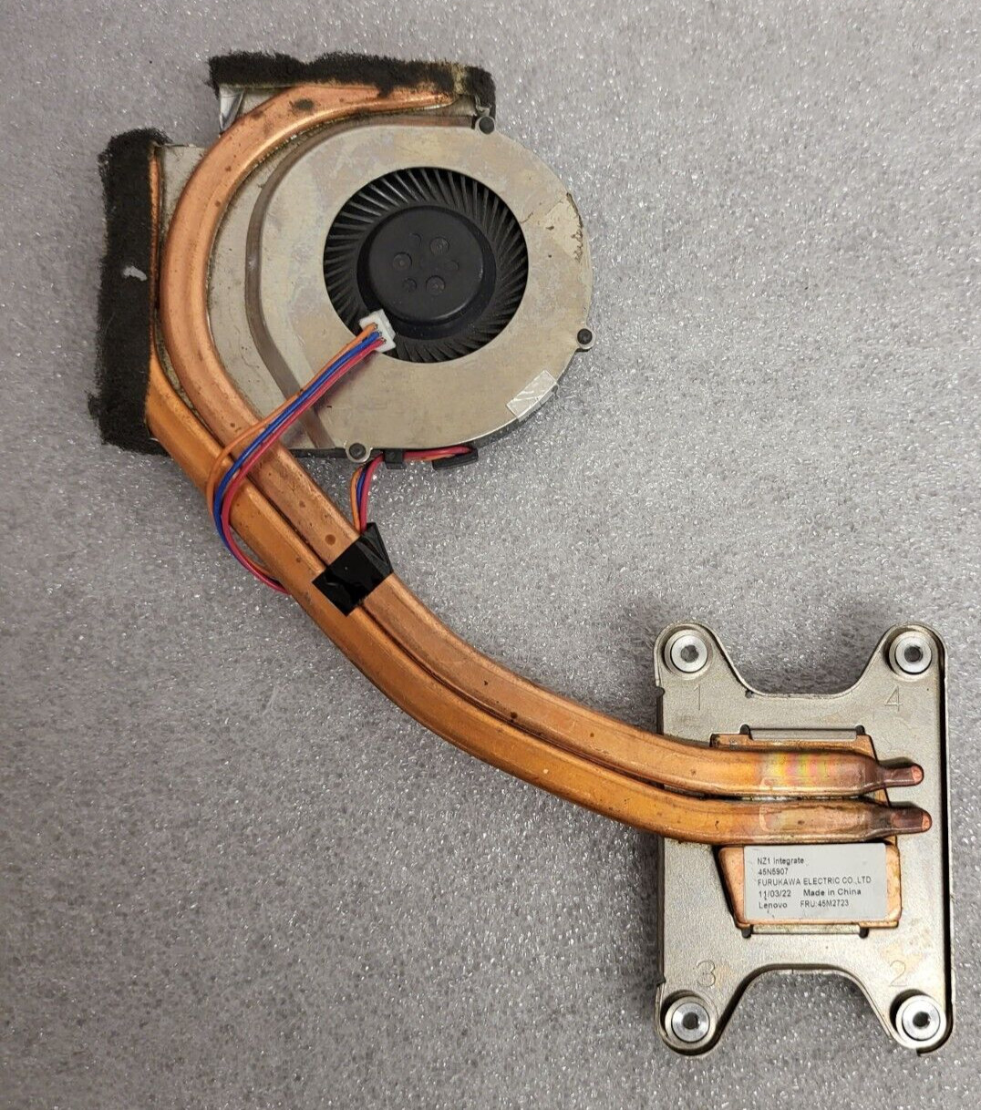 Original Lenovo Cooling Fan 45M2723 for T410 Intel Graphic Laptop TESTED GOOD