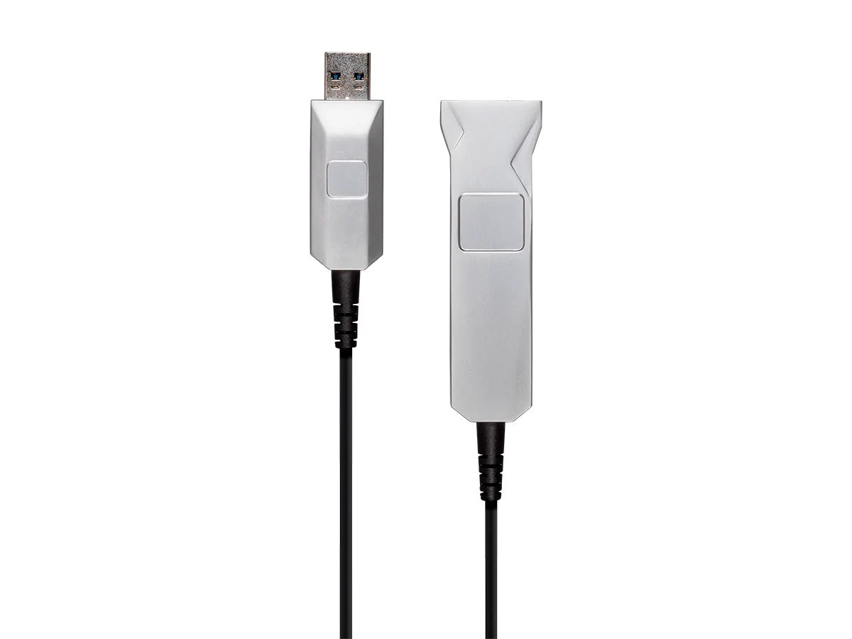 Monoprice SlimRun USB-A to USB-A Female 3.0 Extension Fiber Optic Cable 65.6ft