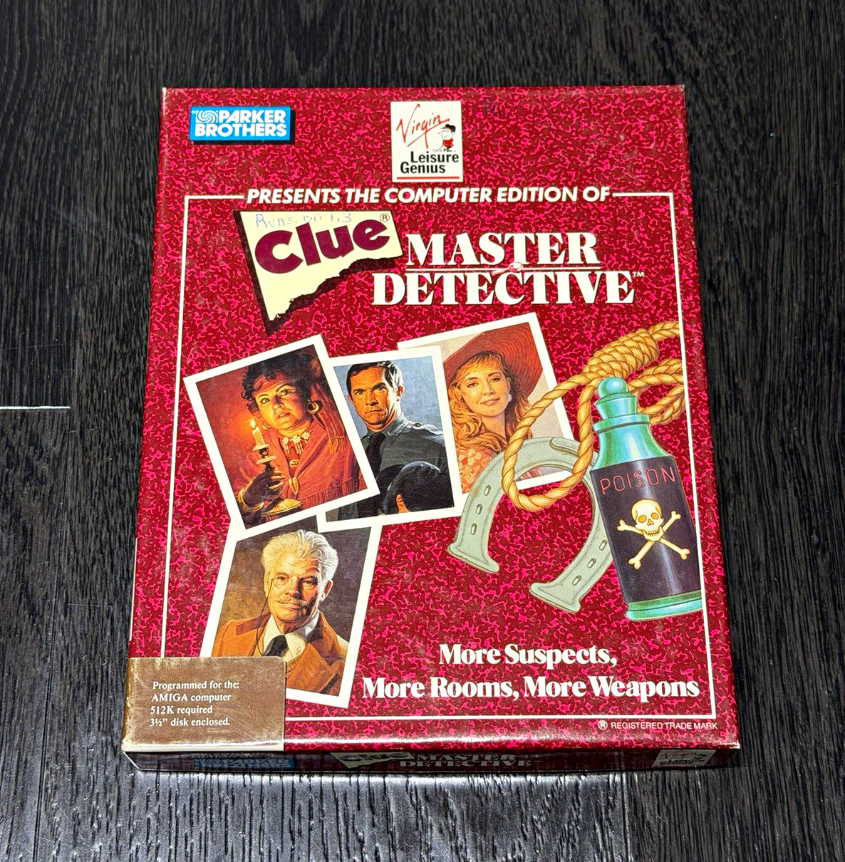 Leisure Genius | Clue: Master Detective Computer Game for Commodore Amiga