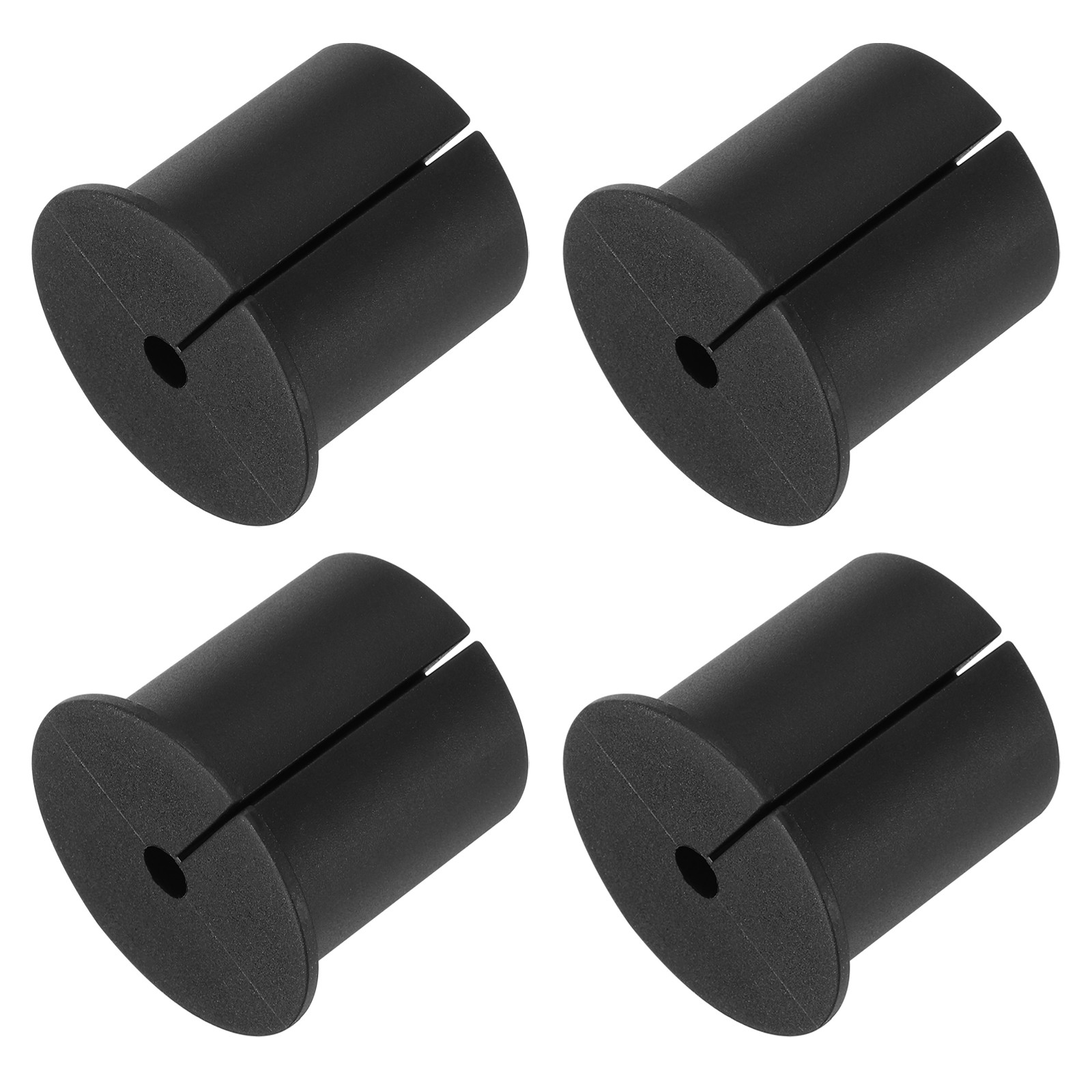 4Pcs Wall Grommets for Cables 1-3/8 Inch Cable Wall with 6.5mm Hole, Black