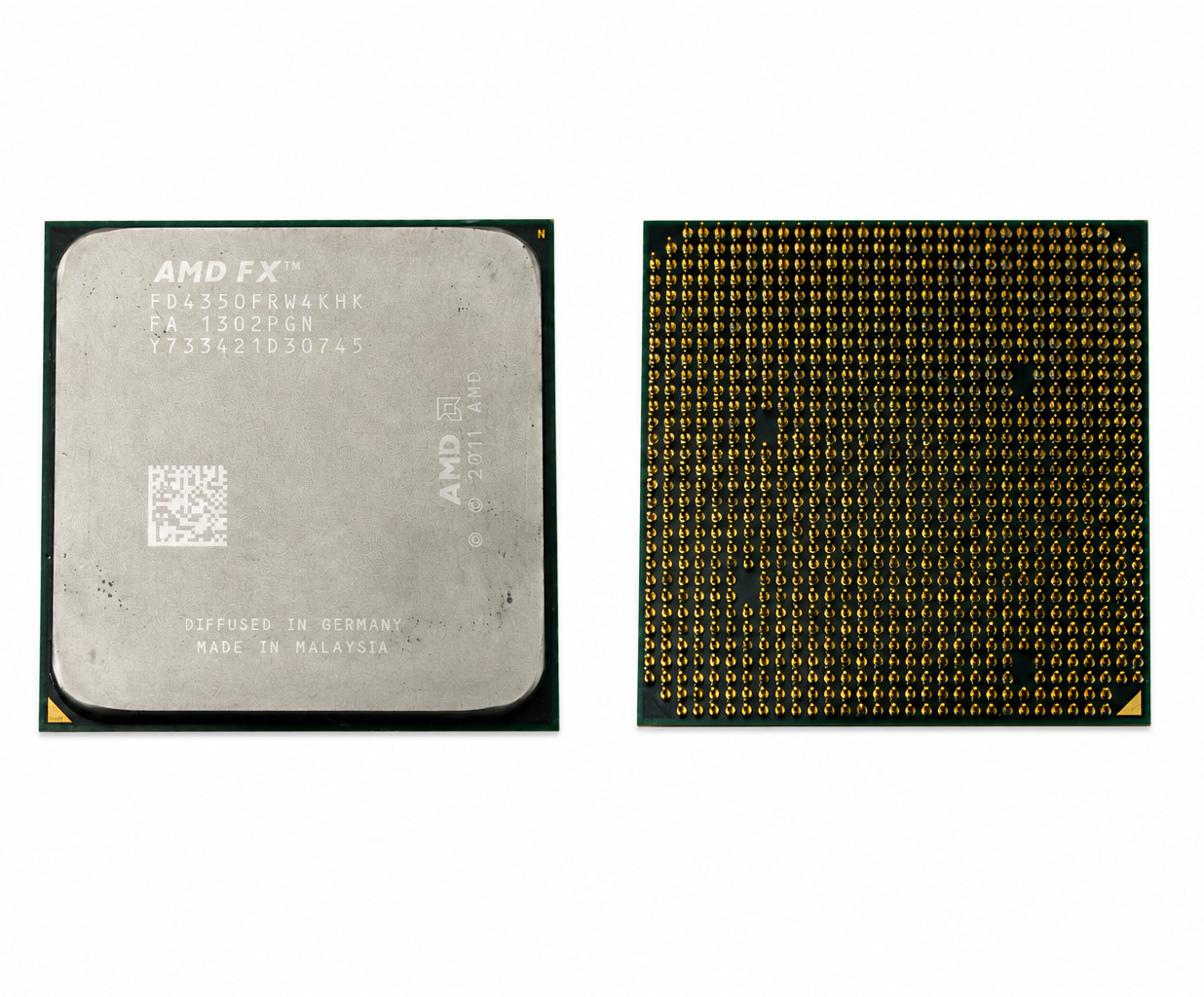 AMD FX-4350 4.2GHz Quad-Core CPU FD4350FRW4KHK AMD 3+ Socket Processor - Used