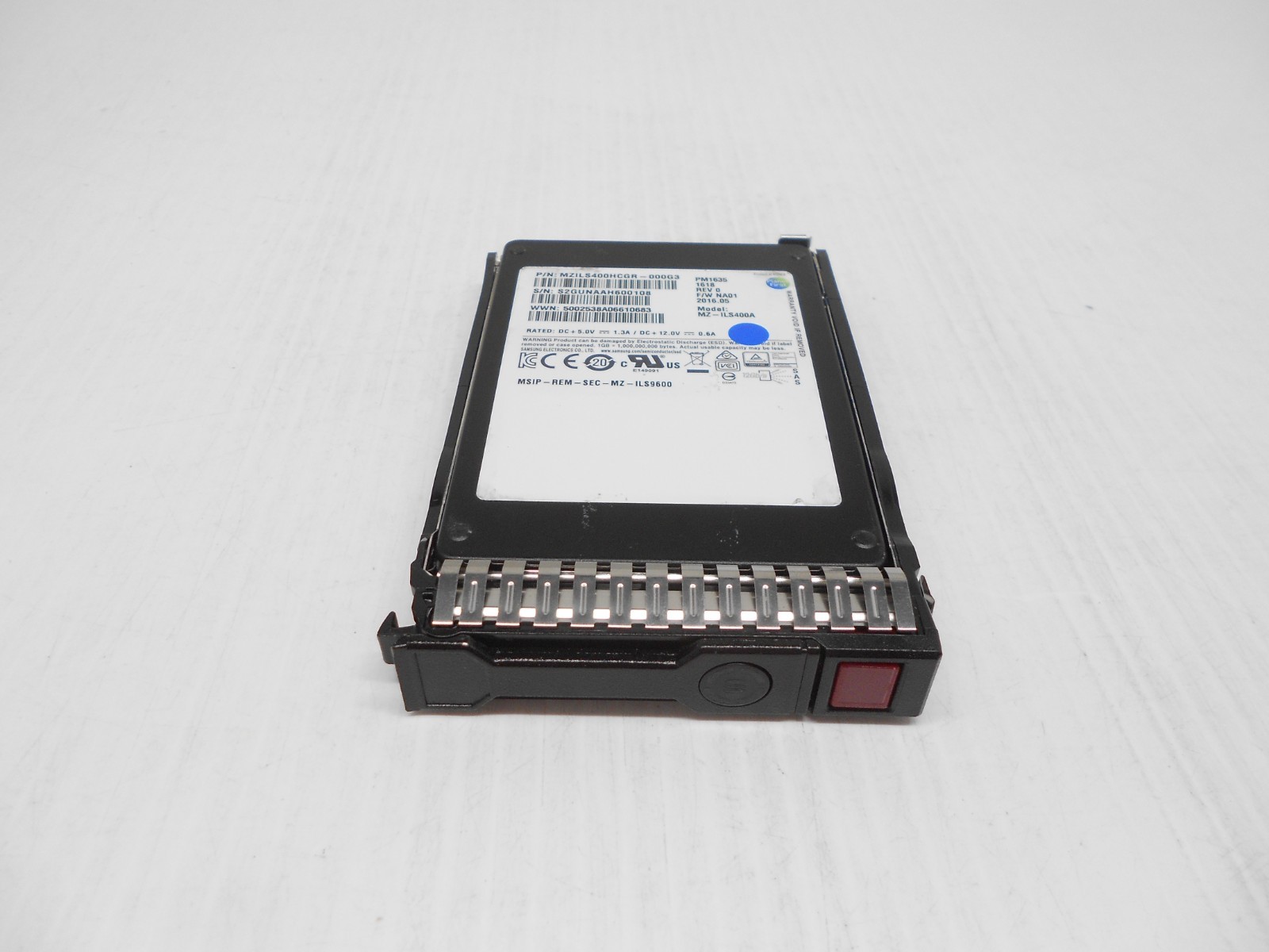 Samsung 400GB SSD SAS 2.5" 12G Solid State Hard Drive HP DL360 DL380 G8 G9 G10
