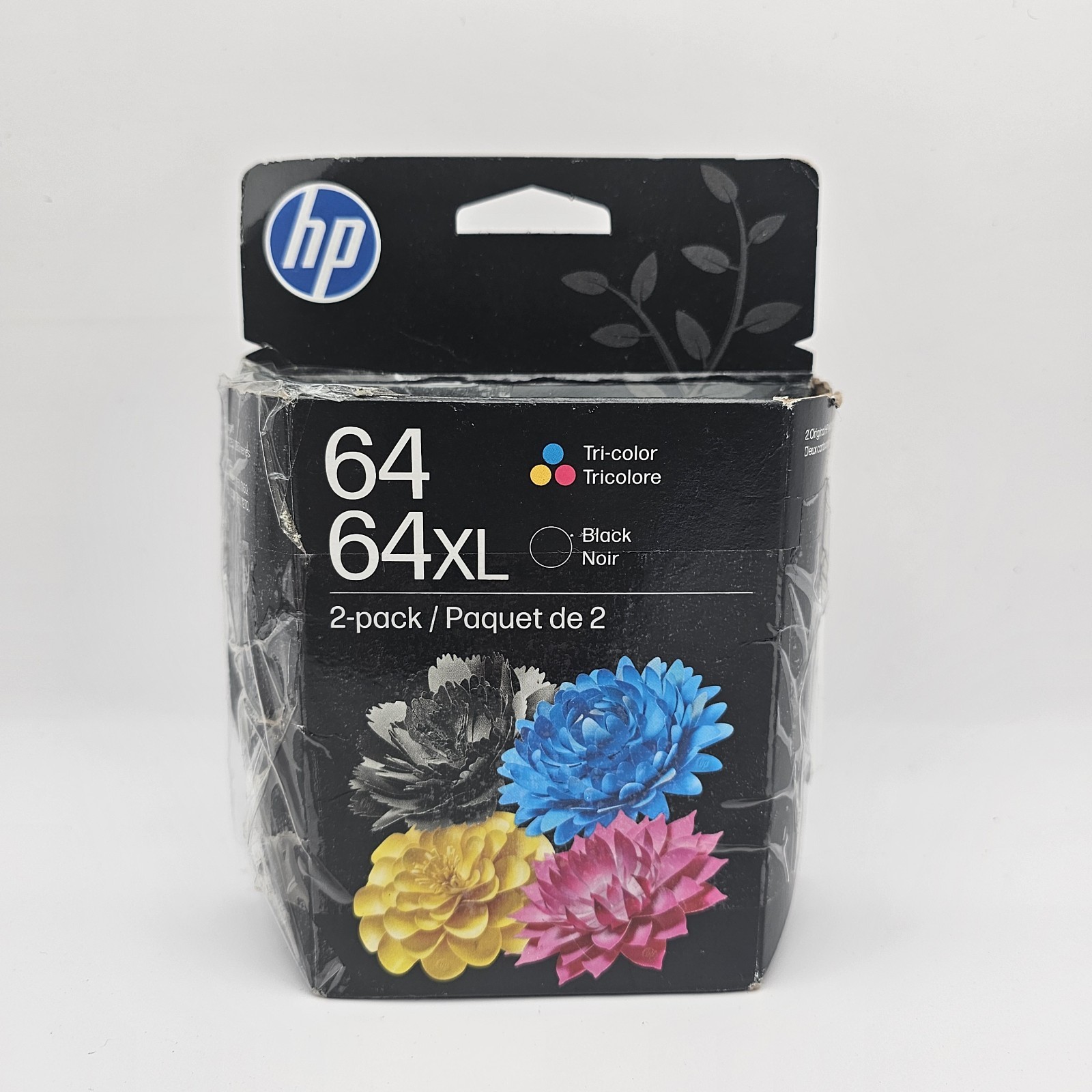 HP 64 Tri-Color & 64XL Black Ink Cartridge 2-Pack