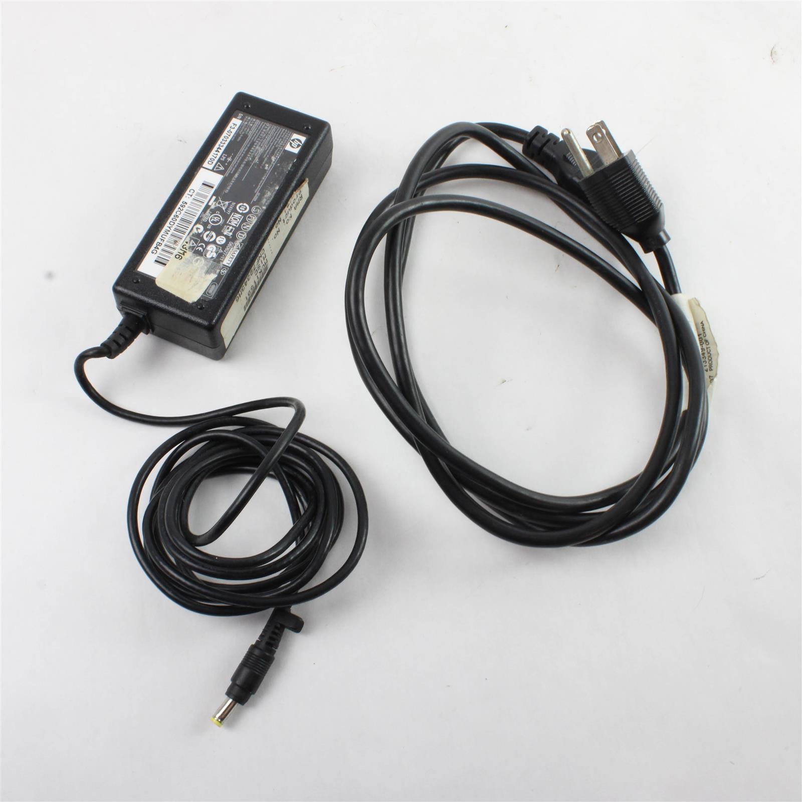 HP Power Adapter 380467-003 18.5V DC 3.5A Power Cord Included