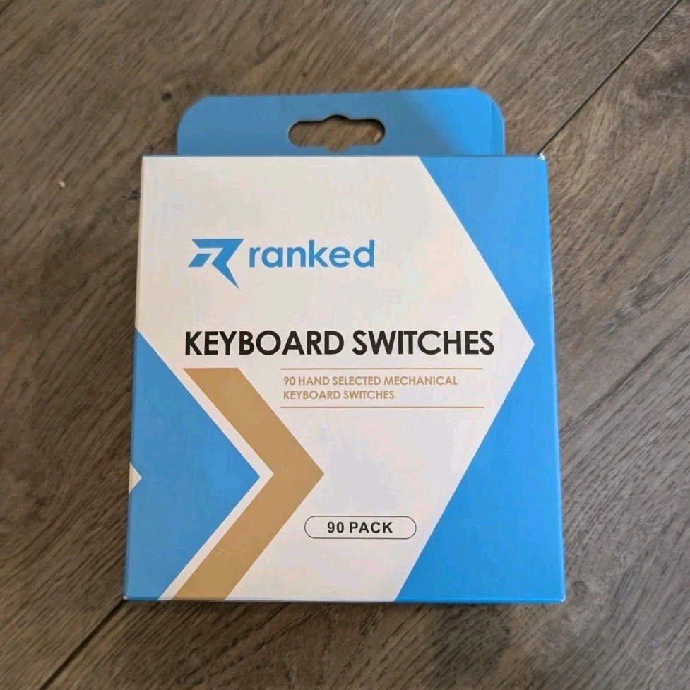 Ranked Gateron Brown ks9 Mechanical Keyboard Switches 90 Pack